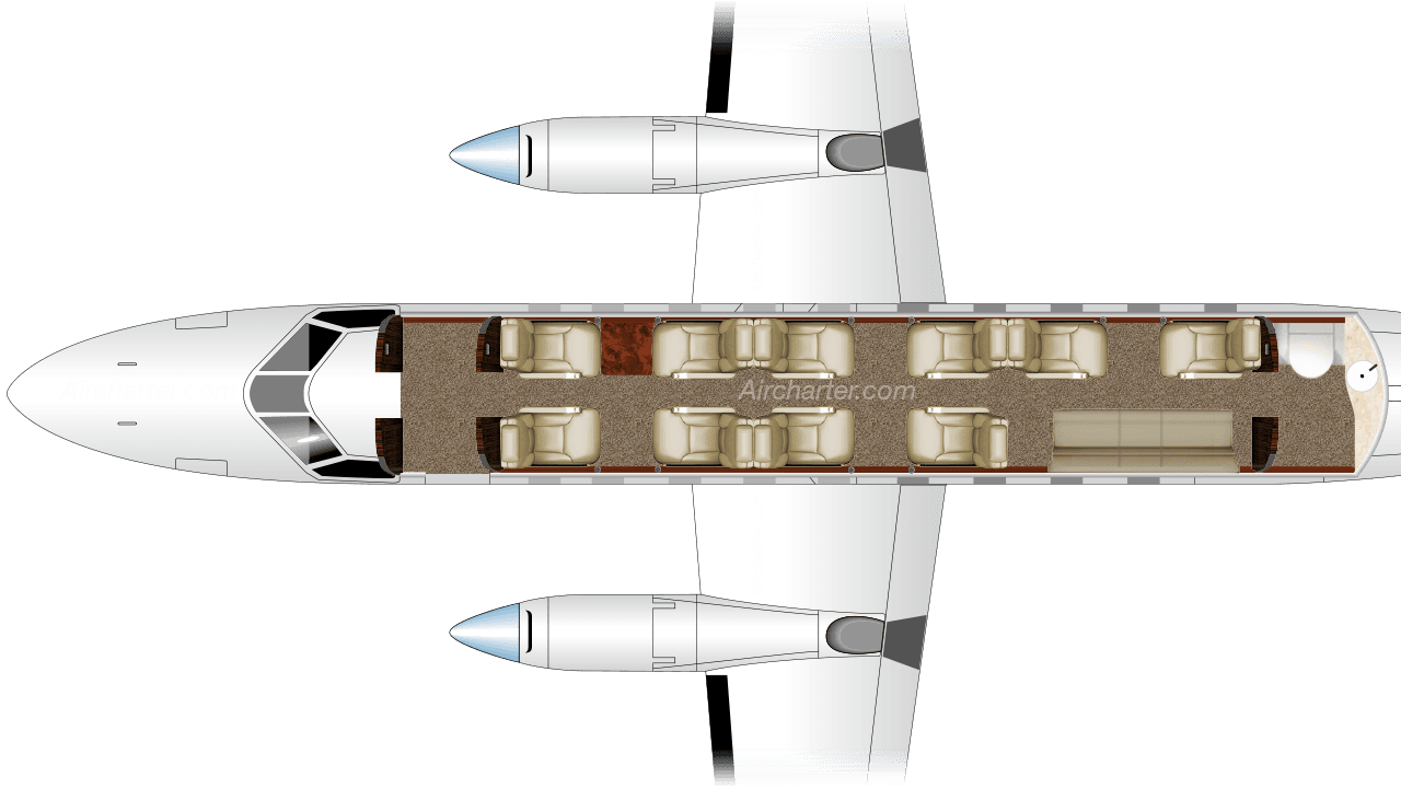 Fairchild Merlin IV floor plan