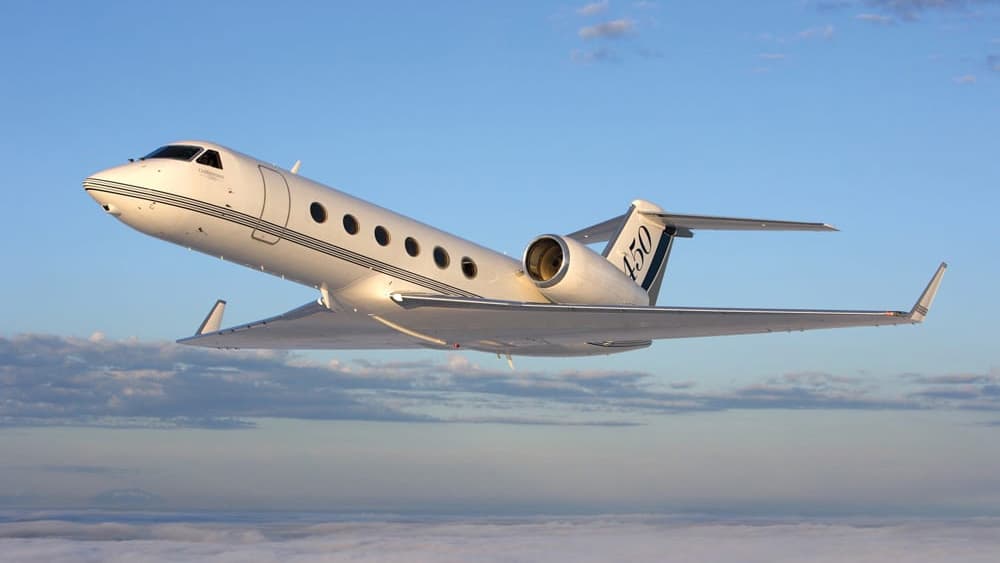 G450 en vol