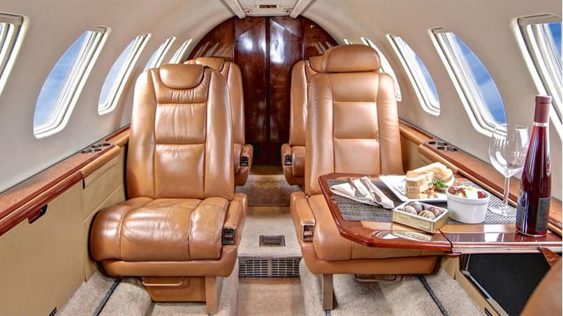 Citation V im Flug