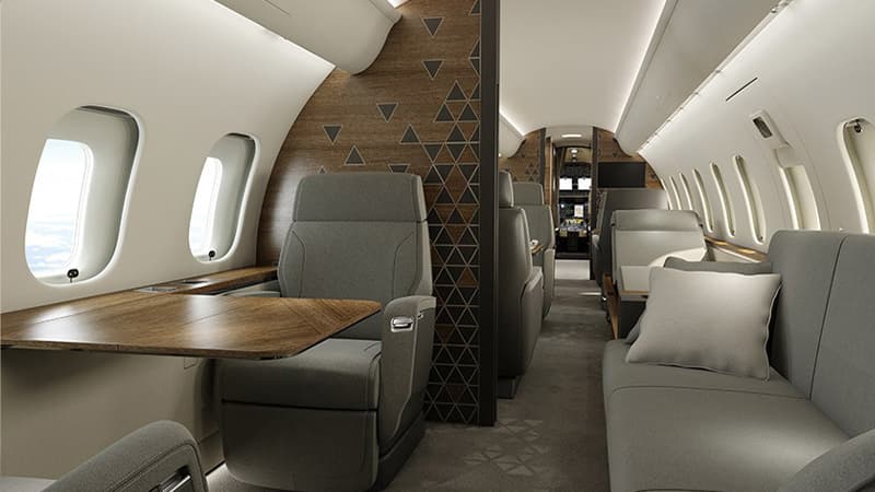Global 5500 Interior