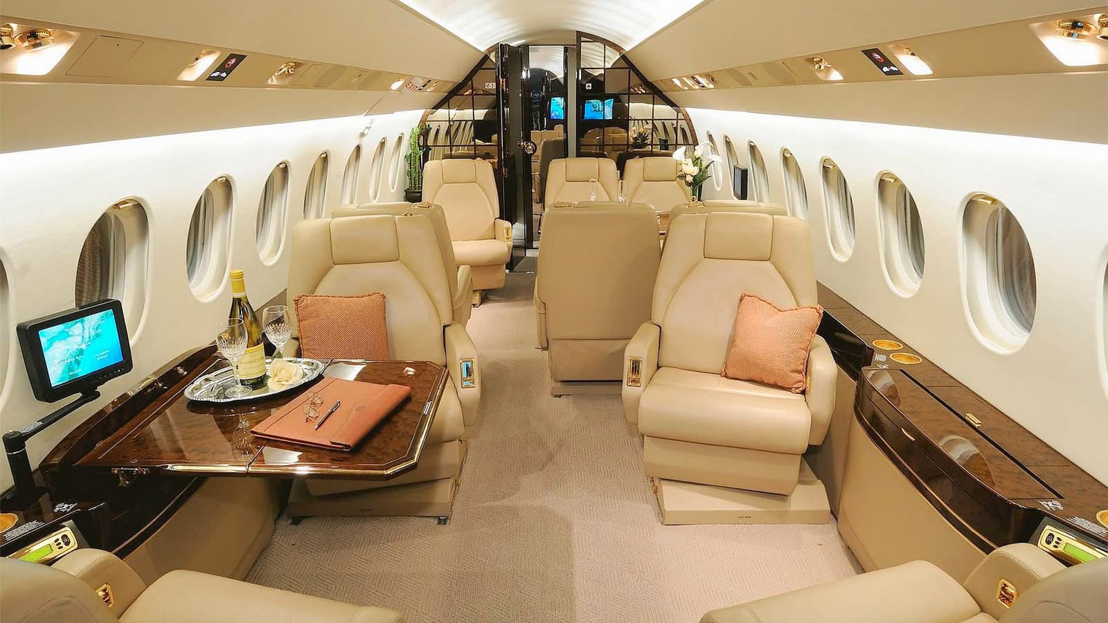 Falcon 2000EX im Flug
