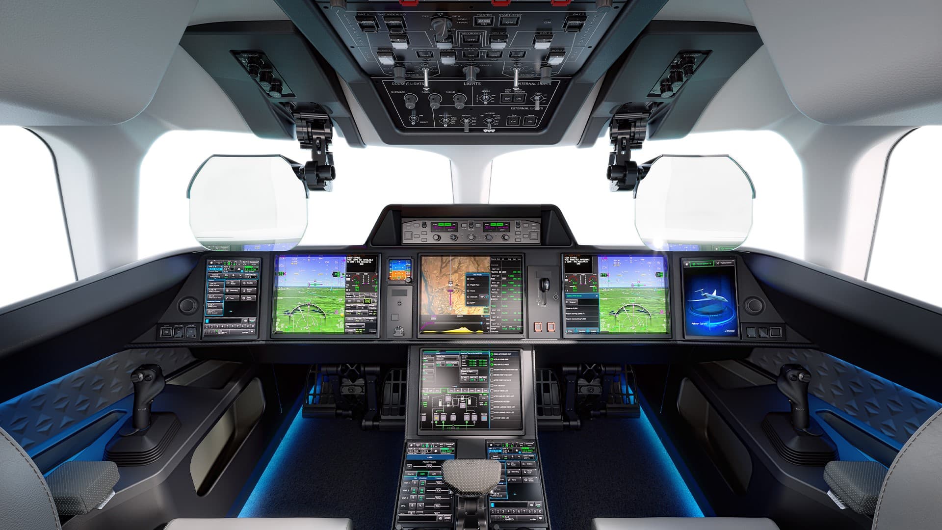 Falcon 10X Cabina de Mando