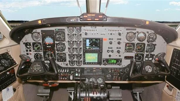 King Air 200 Cockpit