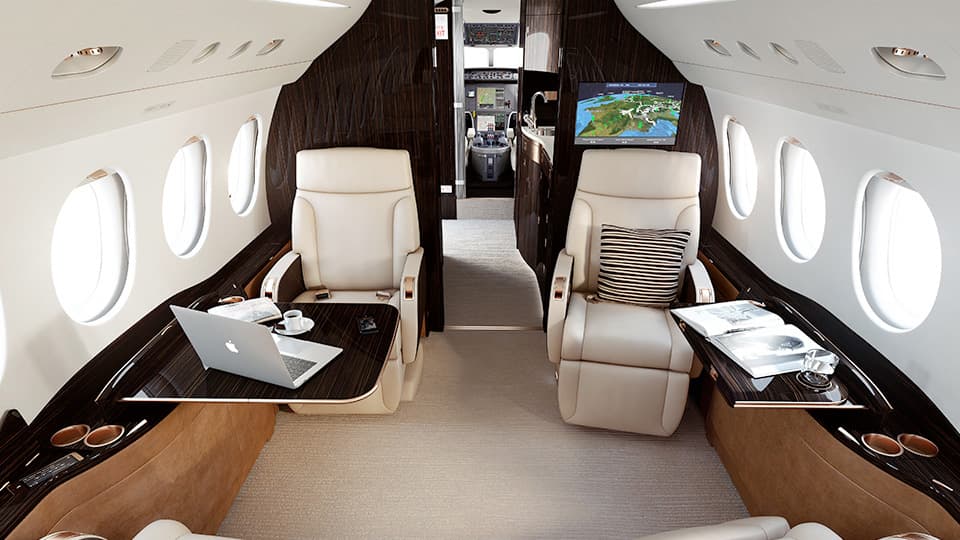 Falcon 8X Interior