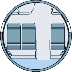 ERJ 145 Cabin