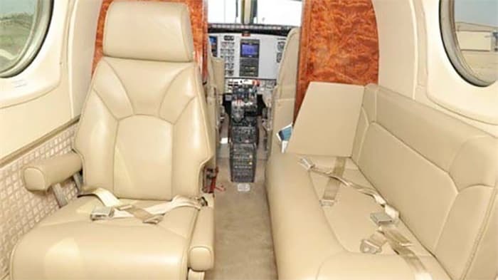 King Air 100 in flight