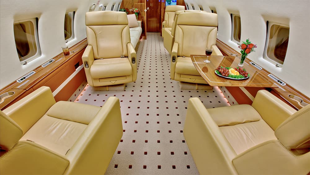 Challenger 601 Innenraum