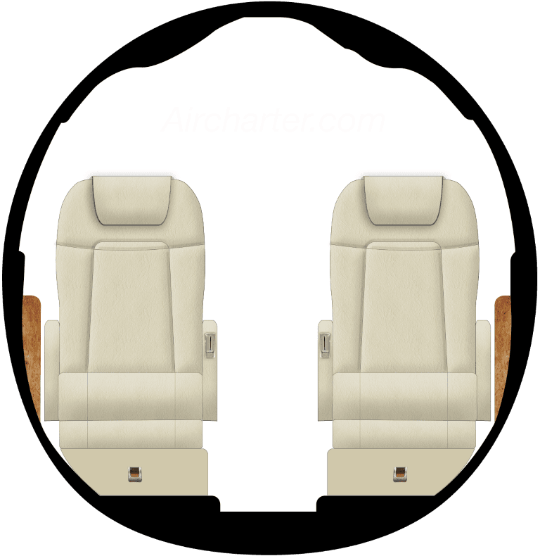Learjet 60 Cabine