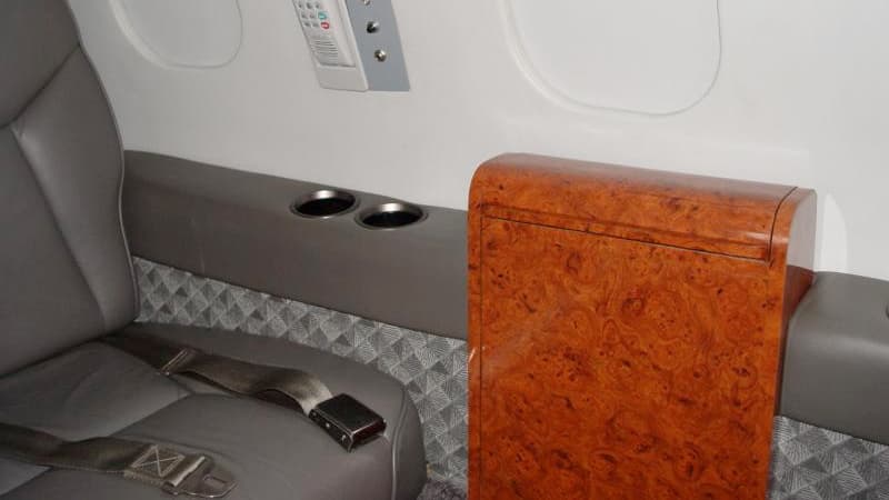 Learjet 25B Interior