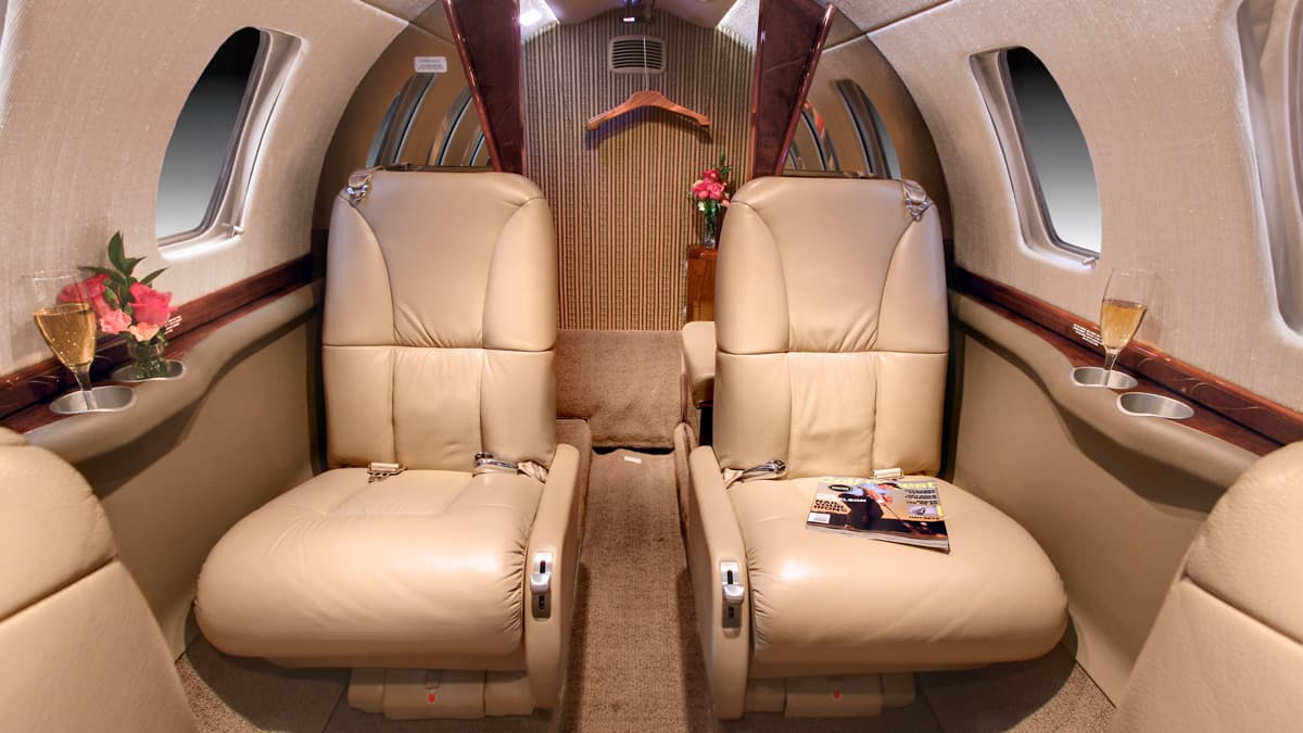 Citation II im Flug