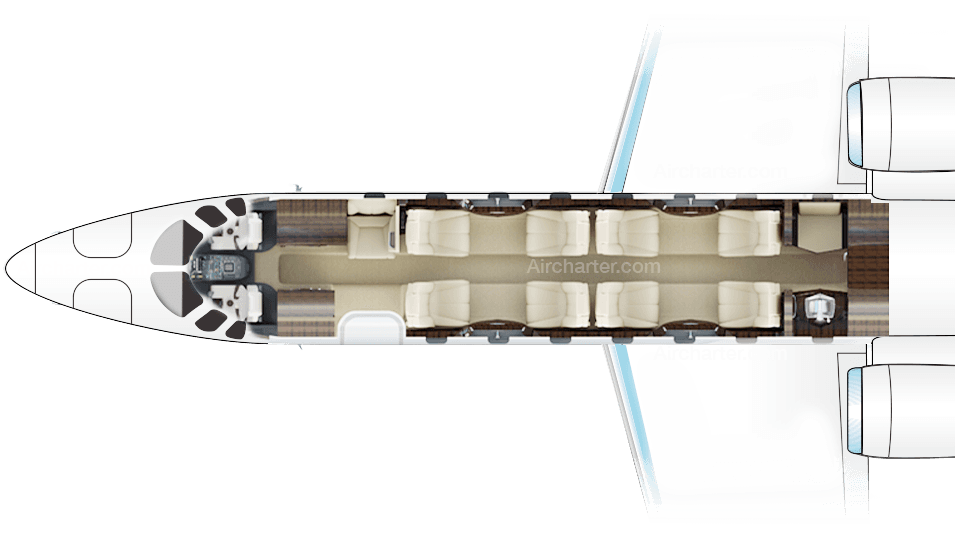 Citation Sovereign Grundriss