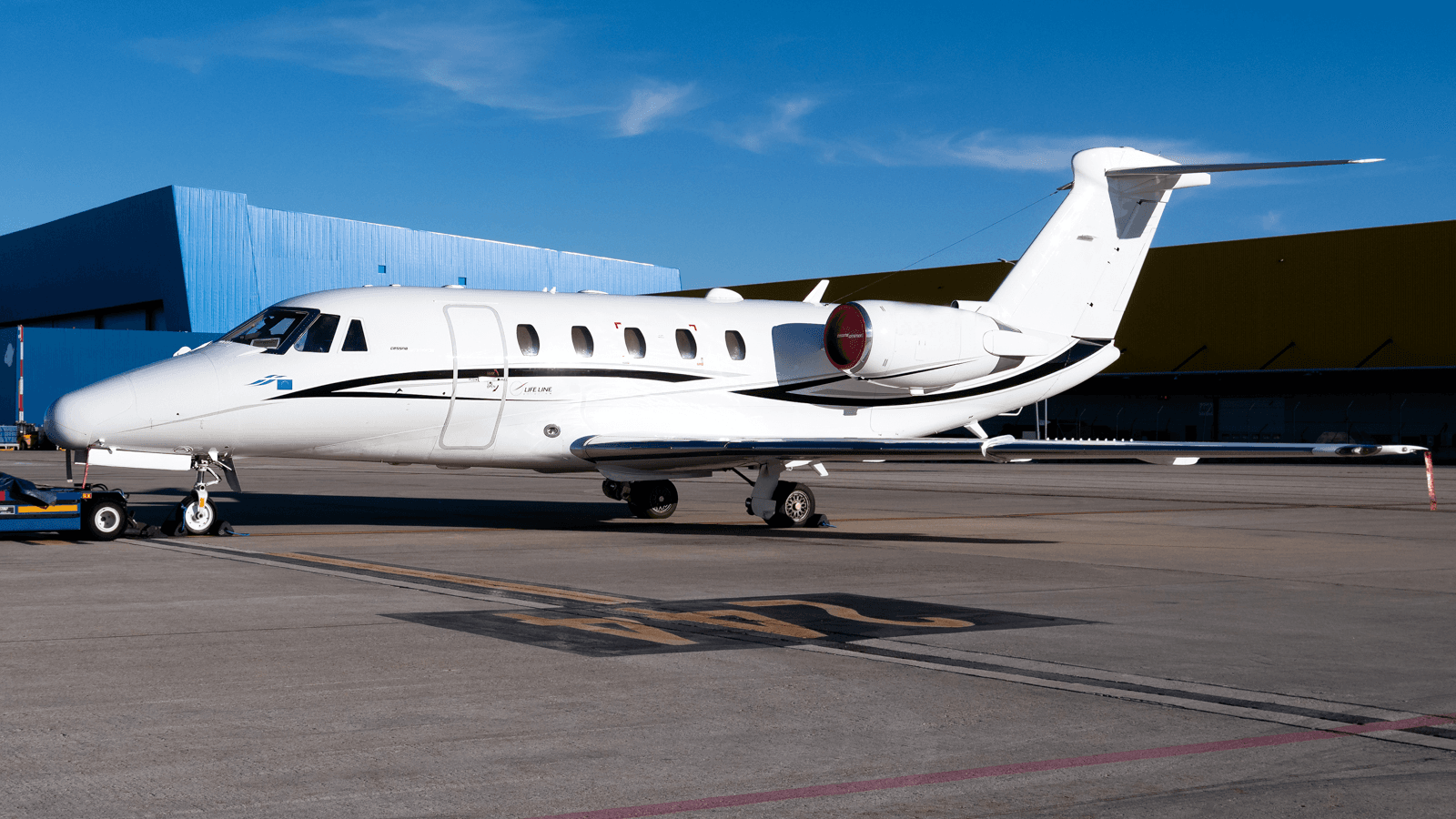 Citation III im Flug