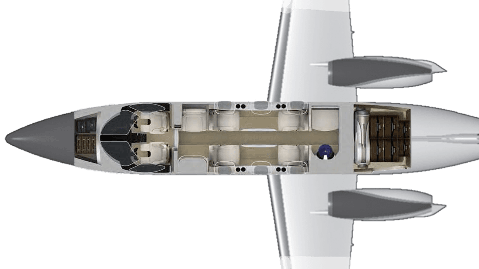 HondaJet floor plan