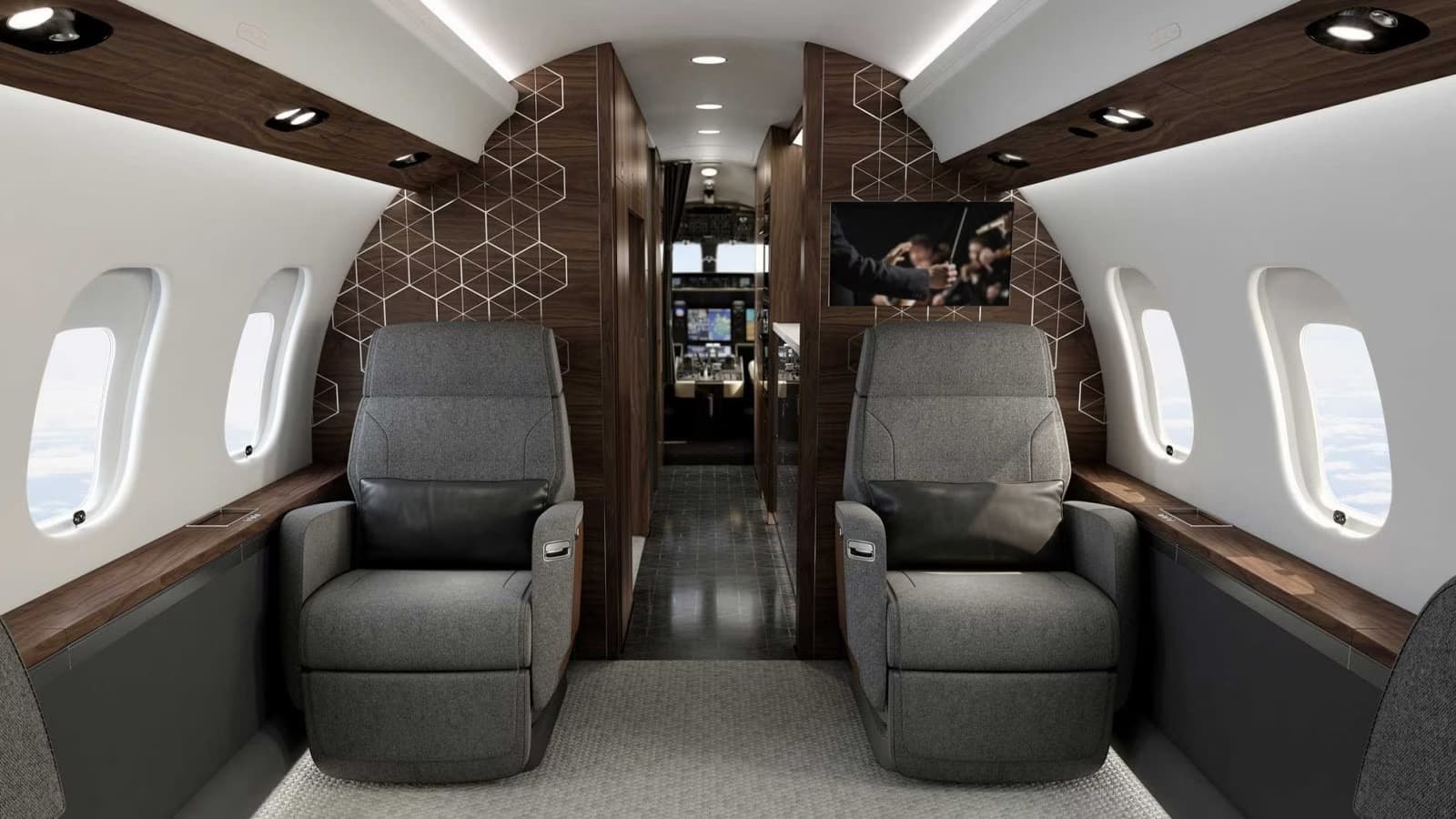 Global 6500 Innenraum