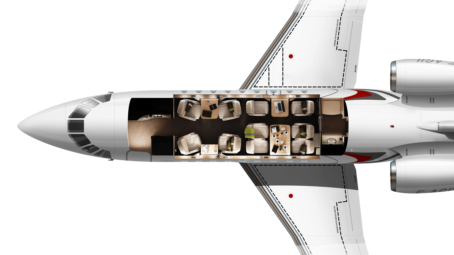 Plano de Falcon 2000LXS
