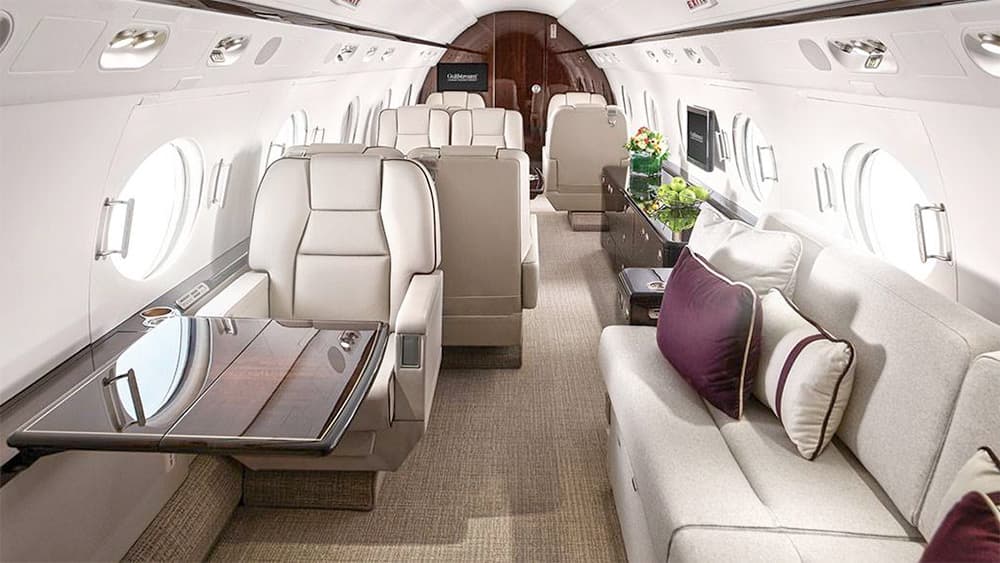 G550 in flight