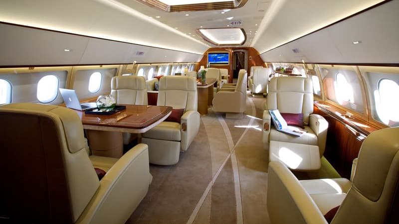 A319 Corporate Jet Interior