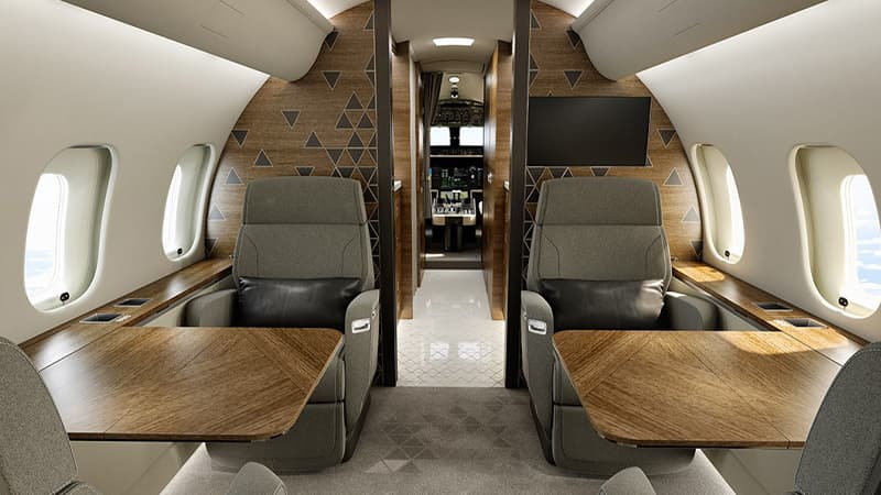 Global 5500 Interior