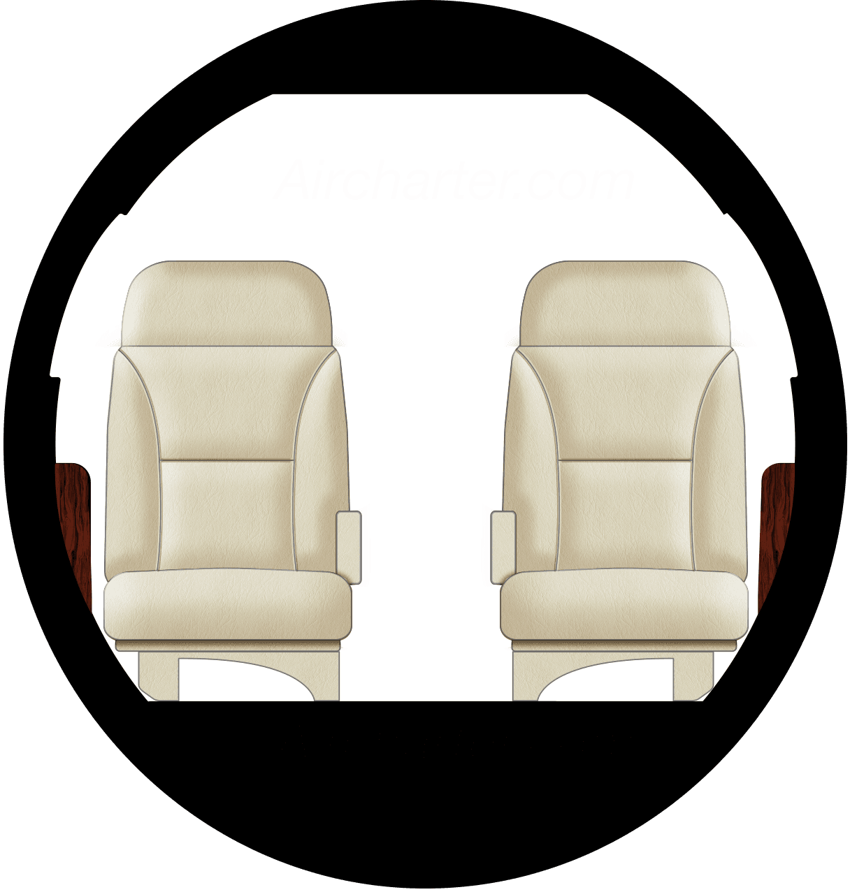 Learjet 35A Cabina