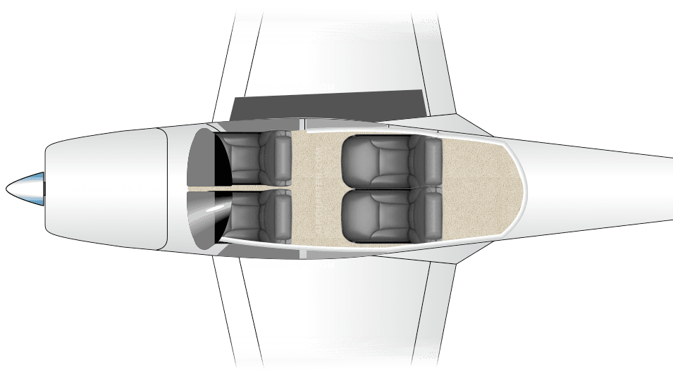 Plan de cabine du M20A