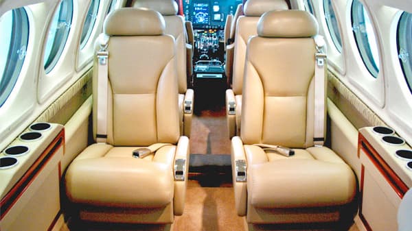 Kingair B250 en vol