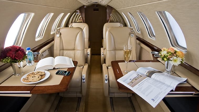 Citation CJ3 in flight