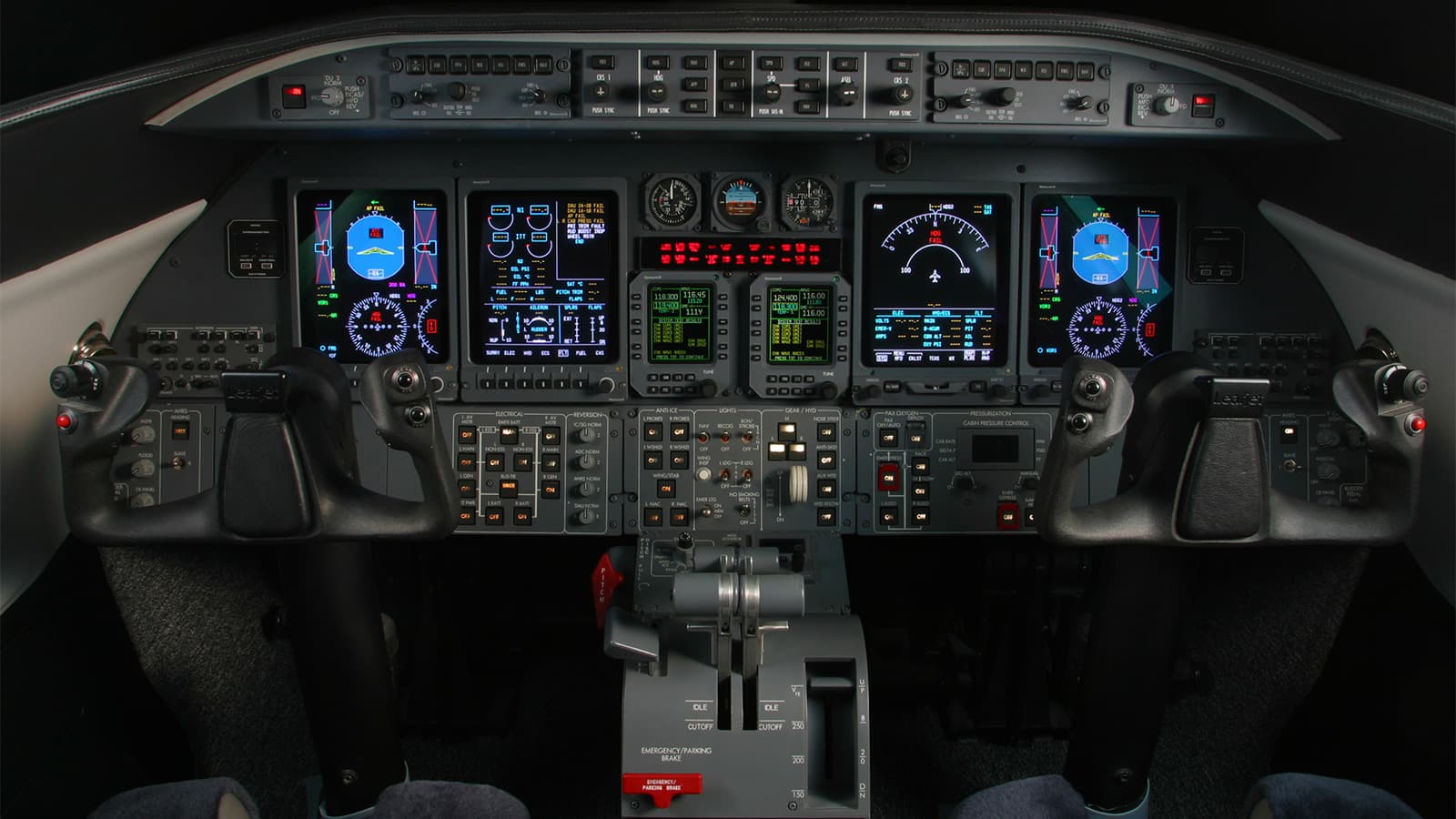Learjet 40XR Cockpit
