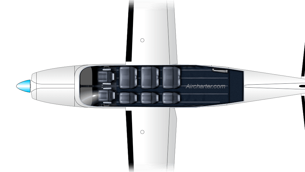 Plan de cabine du Grand Caravan 208B