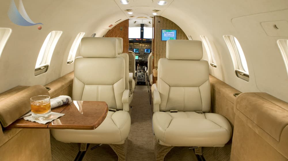 Learjet 25D Interior