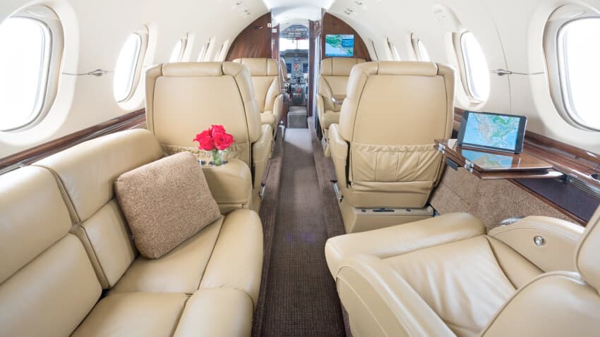 Hawker 700B Innenraum