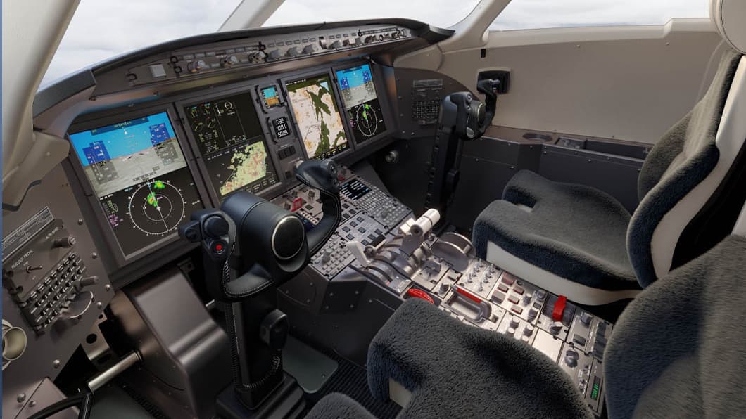 Challenger 3500 Cockpit