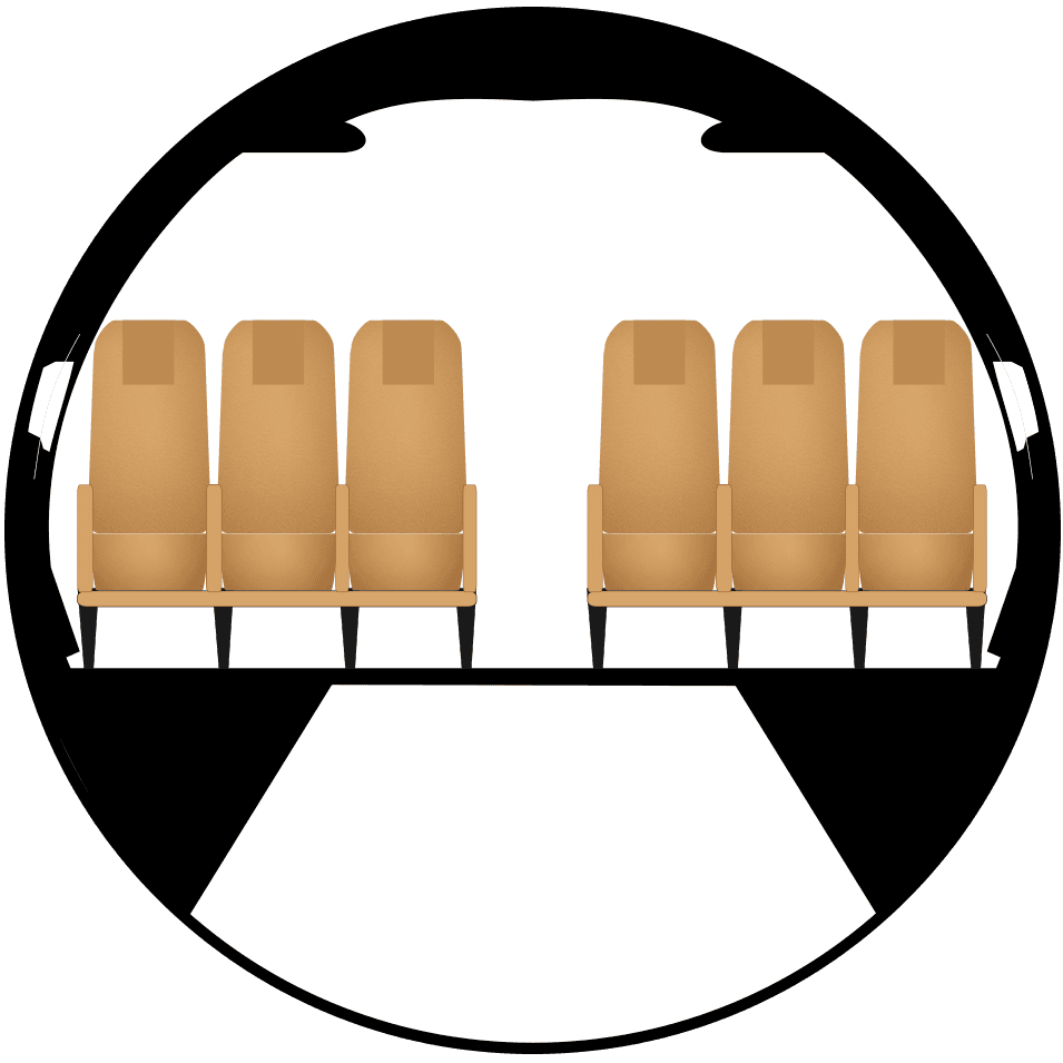 146-200/AVRO RJ85 Cabin