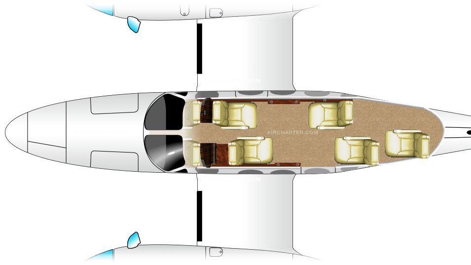 Plan de cabine du Conquest I