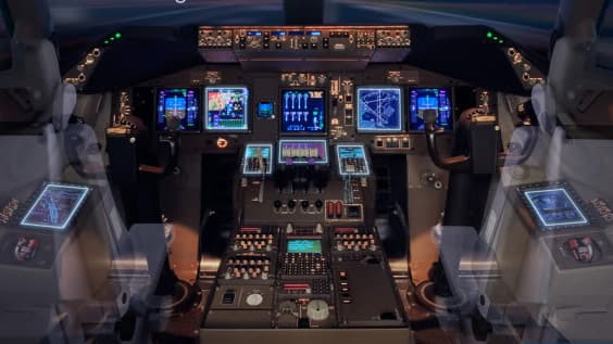 747-400 Cockpit