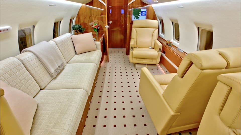 Challenger 601 im Flug