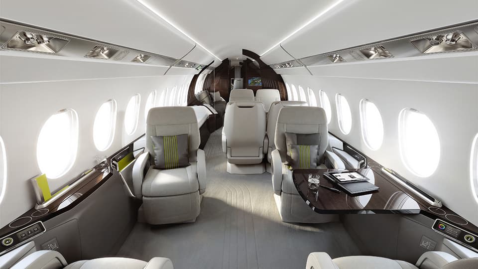 Falcon 5X Innenraum