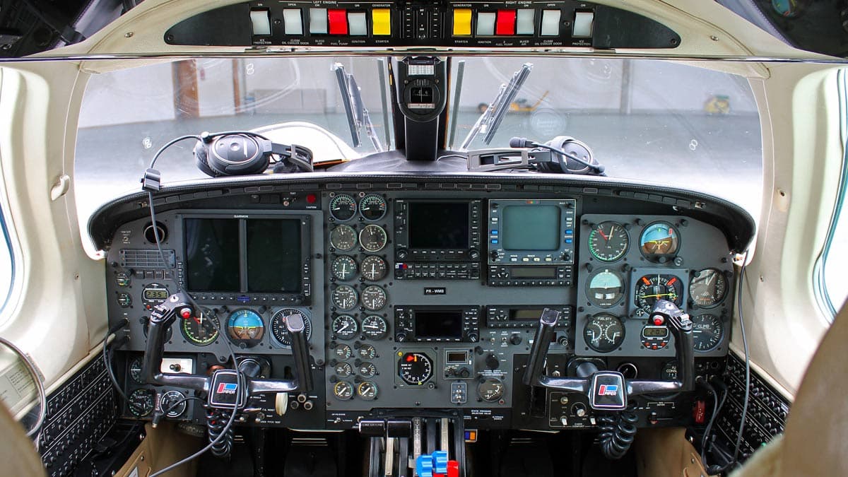 PA-31T Cheyenne II Cockpit