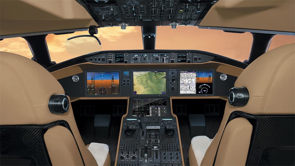 Global 8000 Cockpit