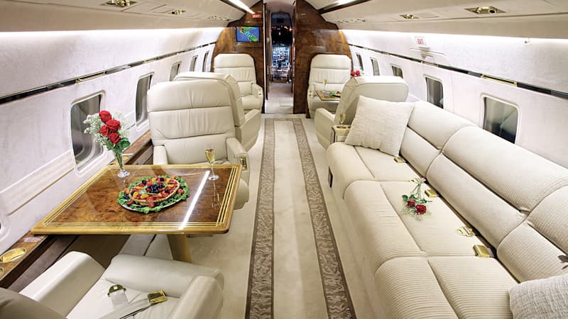 Challenger 601 3A im Flug