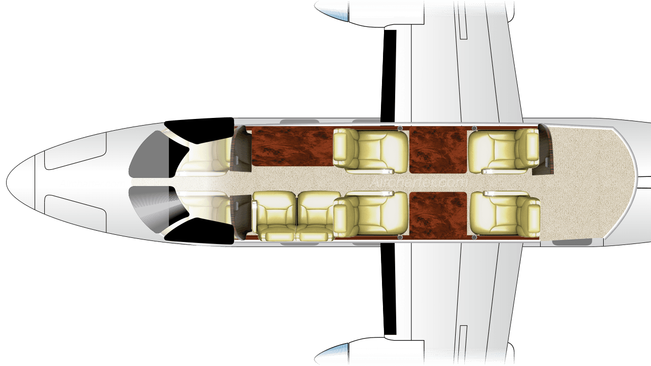 MU-2B-60 floor plan