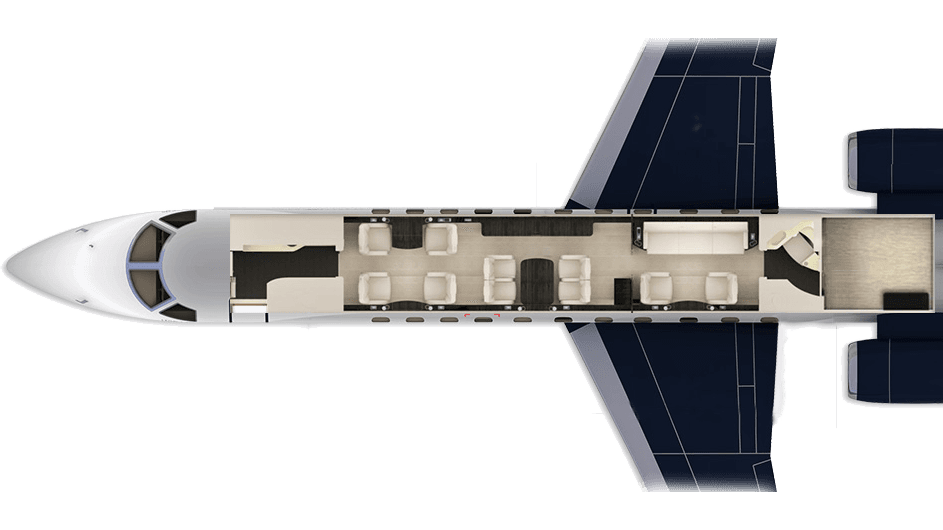 Legacy 650 Grundriss
