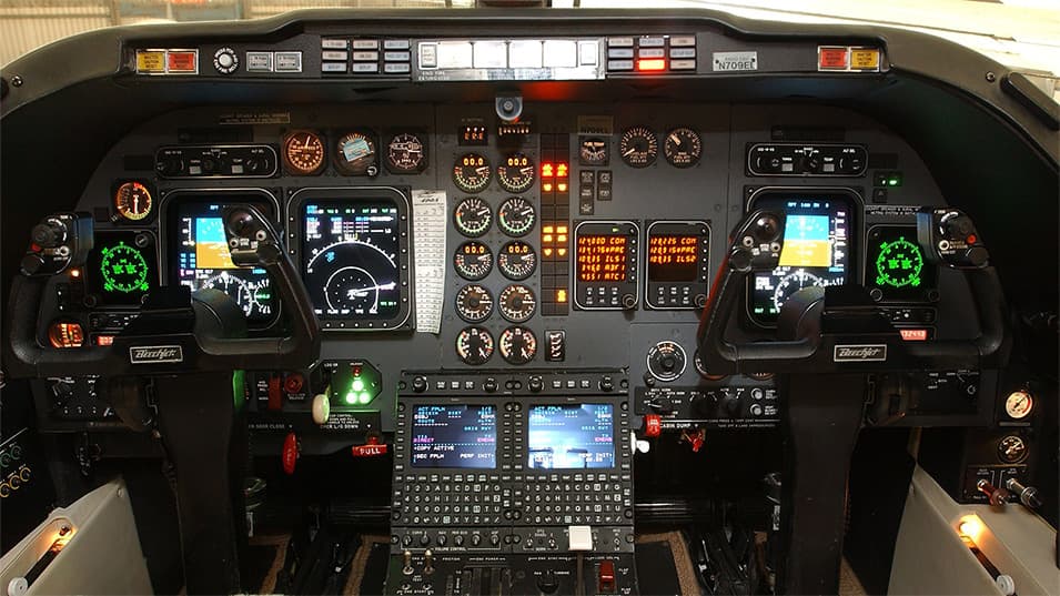 Hawker 400A Cockpit