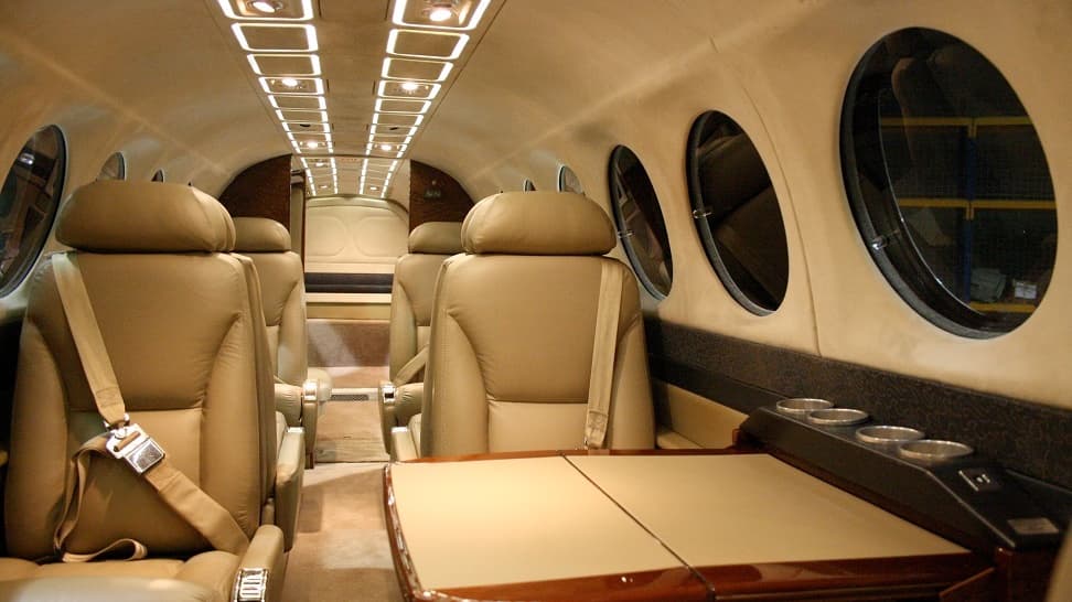 King Air 350i en vol