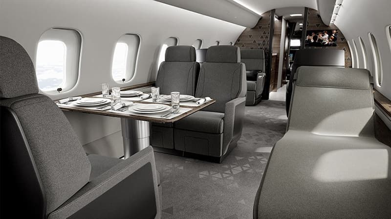 Global 5500 Interior