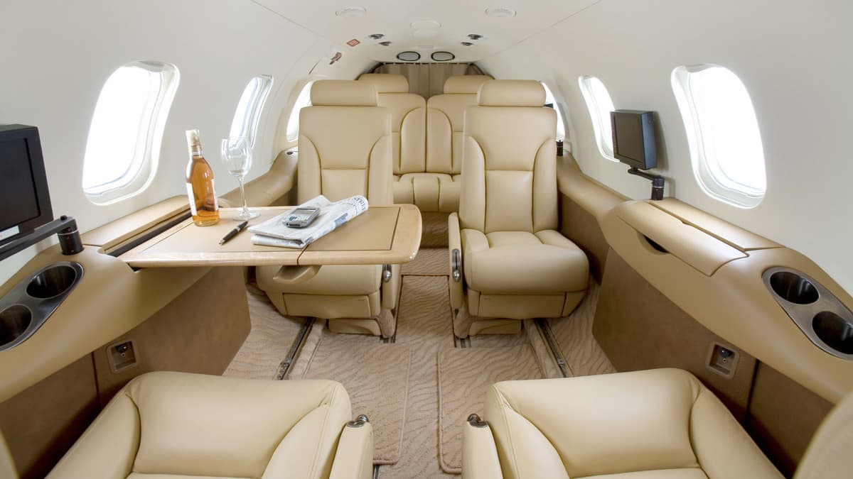Learjet 31A Interior