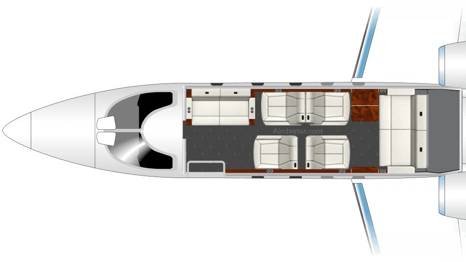 Plano de Learjet 25D