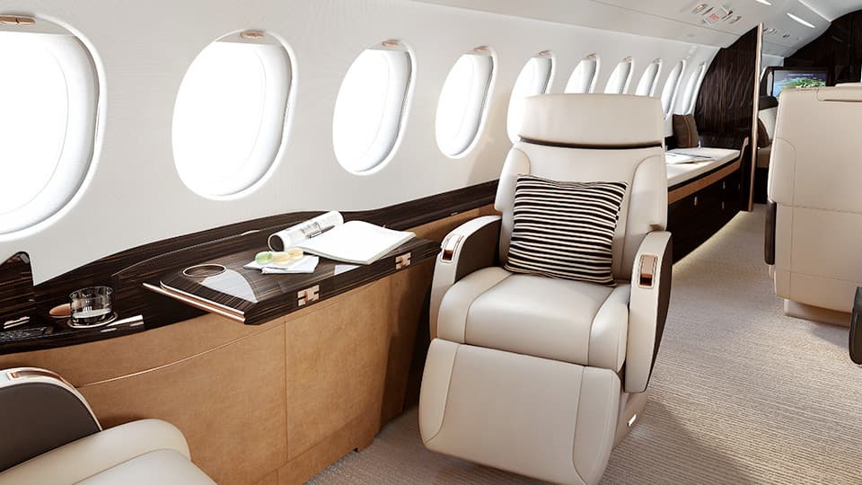 Falcon 8X Interior