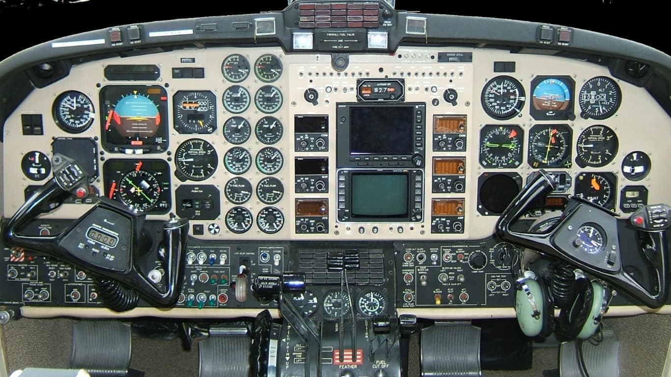 King Air 350 Cockpit