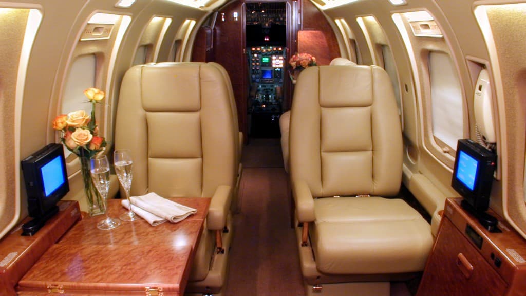 Westwind II in flight
