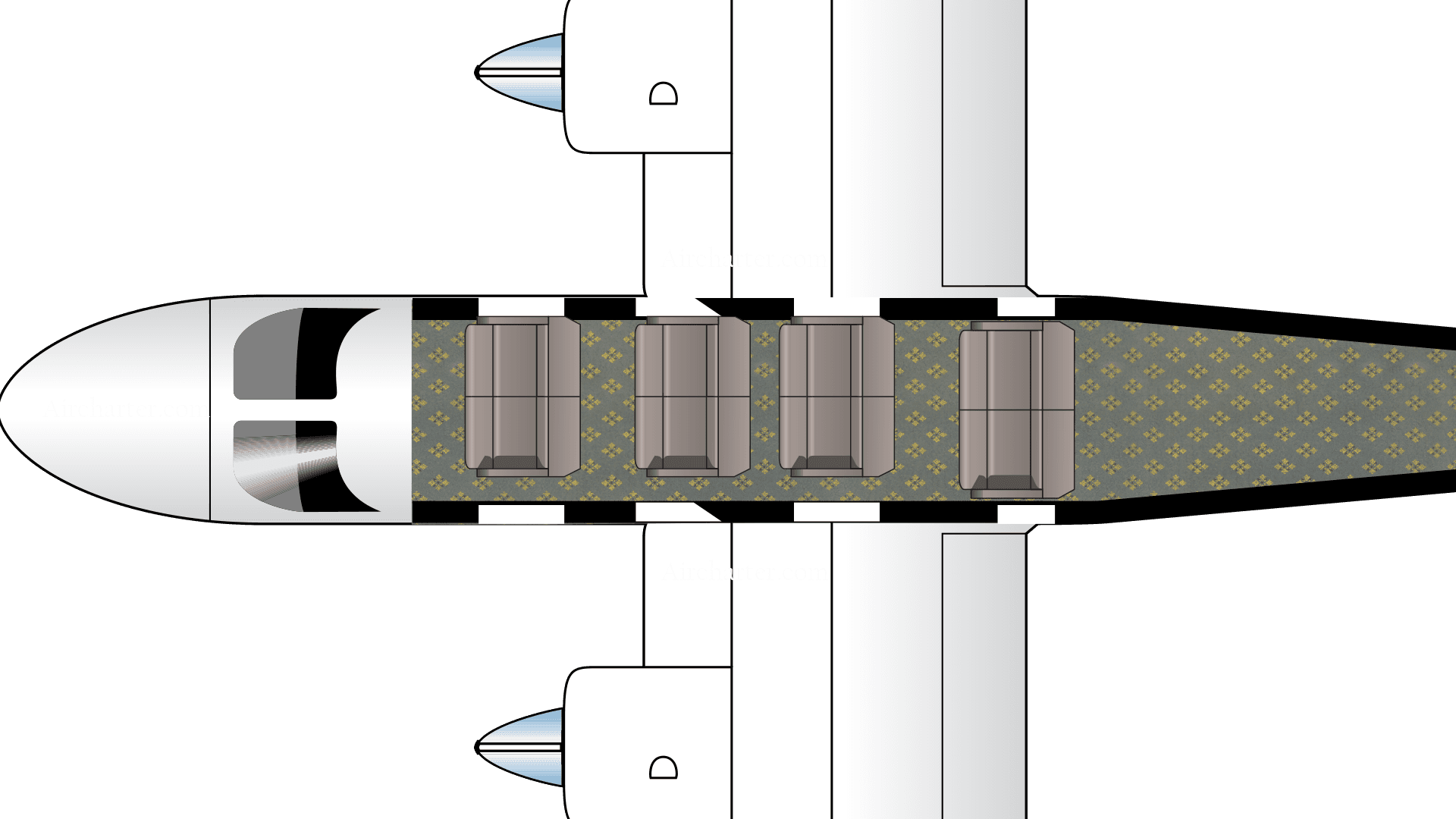 BN-2A ISLANDER floor plan